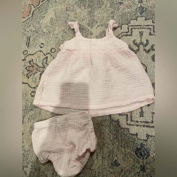 Rabbit and Bear Dress with Bloomers - Picture 4 of 5